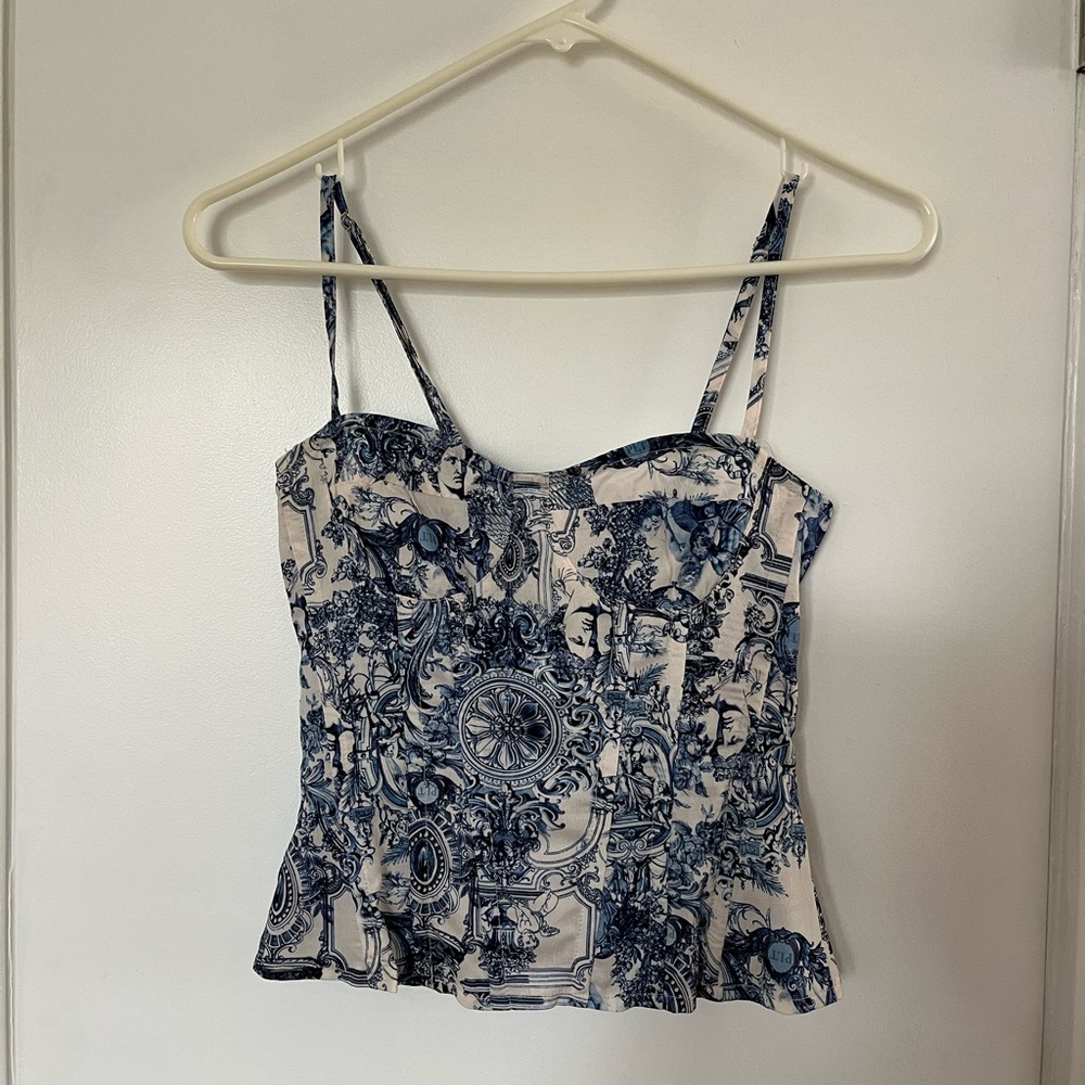 Blue Renaissance Structured Corset